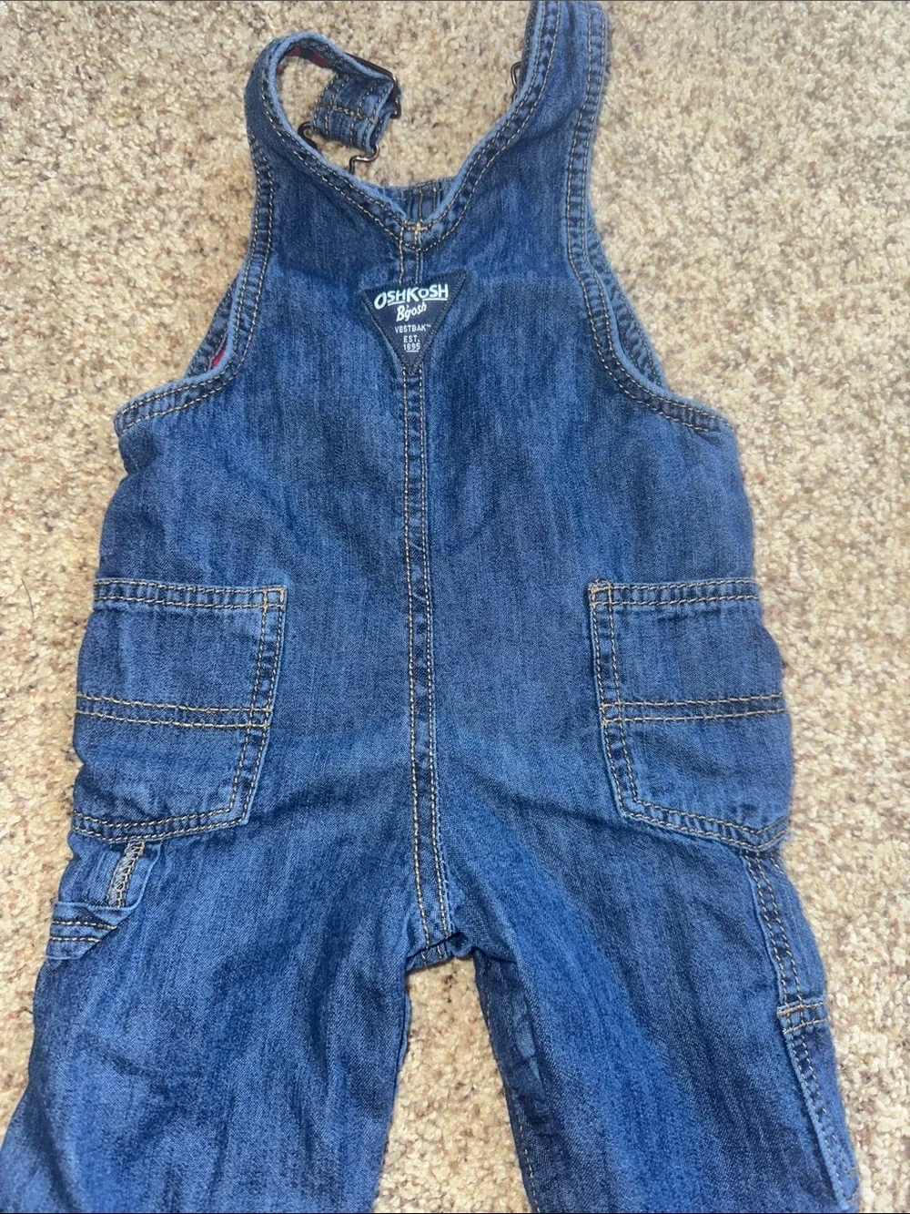 OshKosh B'gosh Blue Denim Kids Overalls